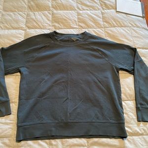 Athleta Sundown Crewneck Sweatshirt blue/green